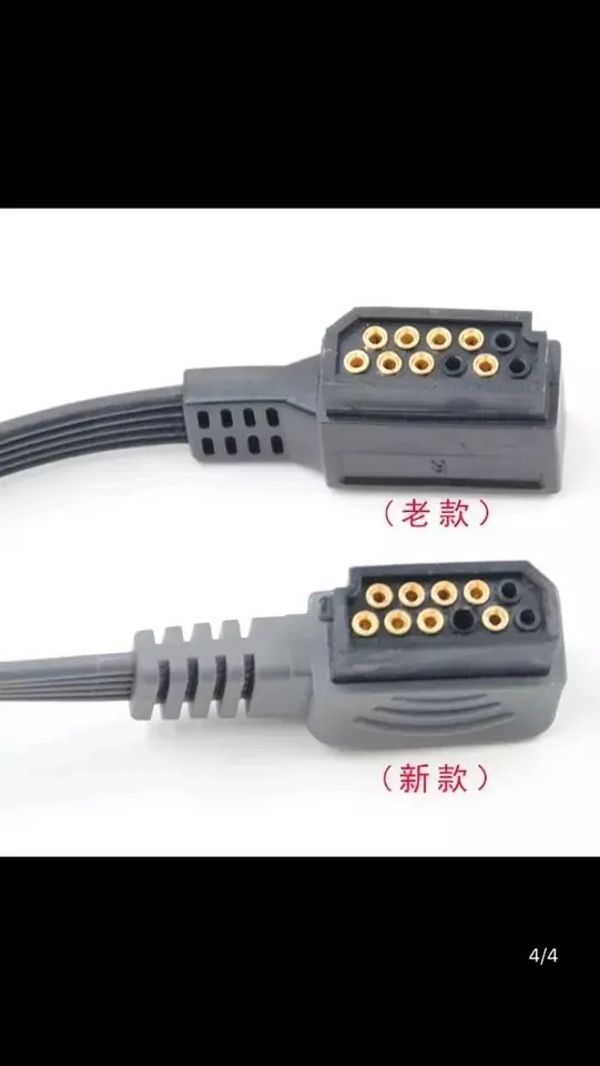 5-Lead EKG-ledninger til philips digitrak plus 24 timers holter 3100A, 5-lead, Snap