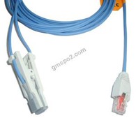 Palco Kompatibel Genanvendelig Animal Tongue Clip Spo2 Sensor med RJ12-6P6C Connector
