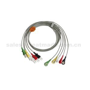 Brug med 700-0007-09 Tru-Link Leadwire sæt, 5-Lead, Snap, IEC, 24 in & 2PIN
