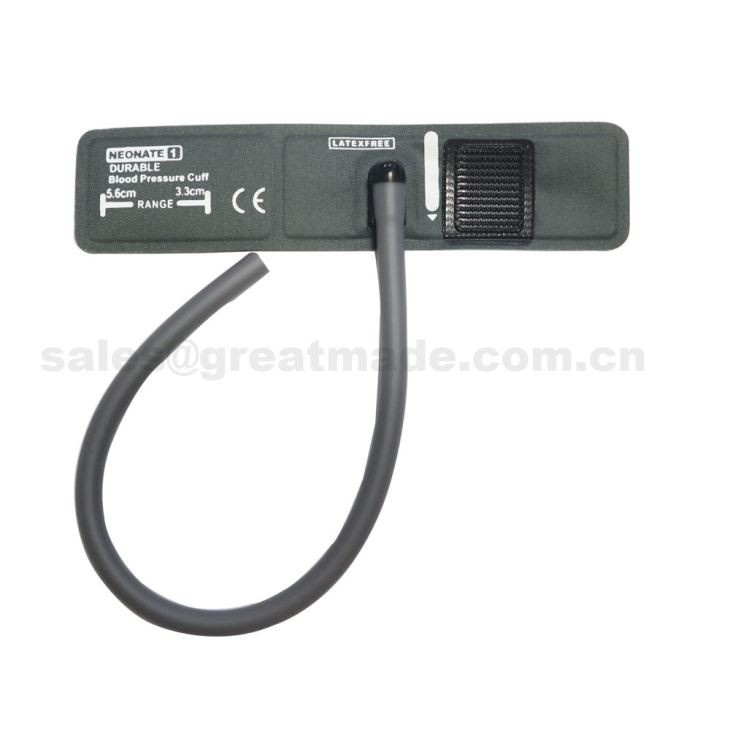 Nyfødte #1 Nibp manchet, 3.3-5.6 cm Arm omkreds, uden brøleabe, enkelt tube