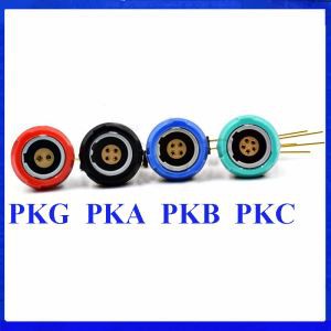 1P Medicinsk stik PKG PKA PKB PKC 2-10pin 14 pin fast sokkel med albue 90 graders kontakt PCB to nøglering