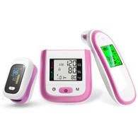 Blood Oxygen Monitor And Infrared Thermometer And Wrist Blood Pressure Monitor Familiepakke