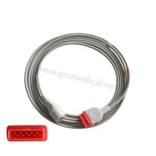 GE Compatible-Edward IBPInvasivt blodtrykstransducer Adapterkabel, Rect. 11-pin Edward-5-pin.