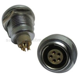 Metal fast sokkel med to nødder (5 PIN)